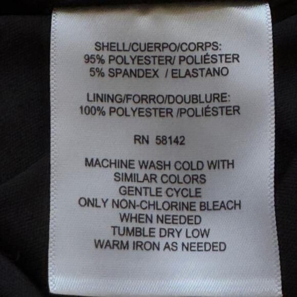 MAGGY LONDON TWIST FRONT ASYMMETRIC HEM MIDI DRESS IN BERRY MULTI NWT SIZE 14W - Picture 16 of 16